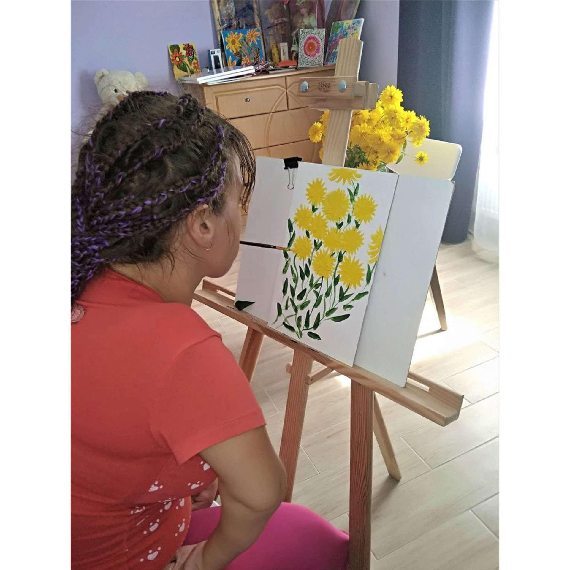 Шкарпетки жіночі «Сонячні квіти» 082001